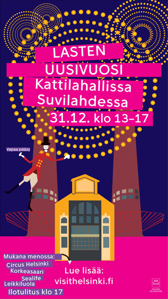 Lasten Uusivuosi Helsinki 31.12.2015 Kattilahalli 13-17